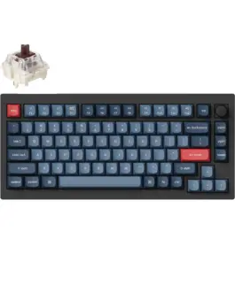 Механична клавиатура Keychron V1 MAX QMK 75% Carbon Black - Wireless