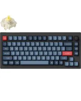 Механична клавиатура Keychron V1 MAX QMK 75% Carbon Black - Wireless