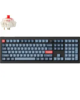 Механична клавиатура Keychron V6 MAX QMK Carbon Black - Wireless Full-Size