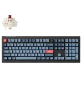 Механична клавиатура Keychron V6 MAX QMK Carbon Black - Wireless Full-Size