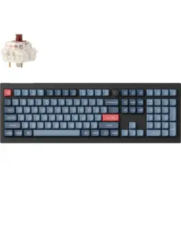 Механична клавиатура Keychron V6 MAX QMK Carbon Black - Wireless Full-Size