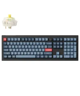 Механична клавиатура Keychron V6 MAX QMK Carbon Black - Wireless Full-Size