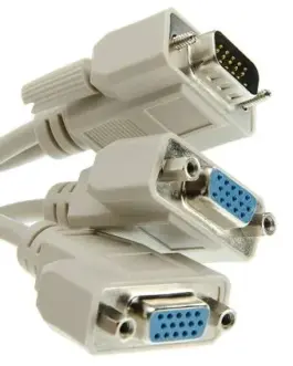 Alternative view of VCom Сплитер VGA splitter HD15 M - 2xHD15 F - CG021-0.2m