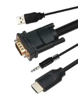 VCom кабел VGA M / HDMI M - CG493A-1.8m