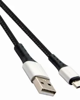 VCom Кабел USB 2.0 AM / Micro USB M 2A Charging 1m - CU278M