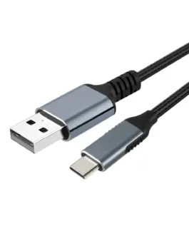 VCom Кабел USB 3.1 Micro type C / USB 2.0 AM Black - CU405M-1.8m