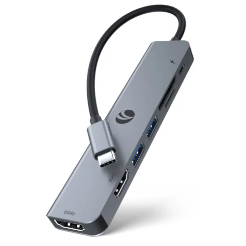 VCom докинг станция Docking Station Type-C 7-in-1 – CUE39 – PD3.0 100W