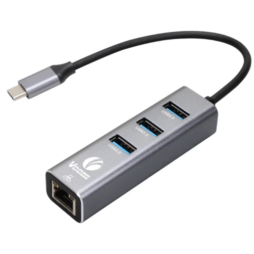Alternative view of VCom докинг станция Docking USB Type-C to USB3.0 x 3 + LAN - DH311B