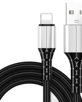 VCom кабел Cable iPhone Lighting/USB data 2A 1m - CU287L