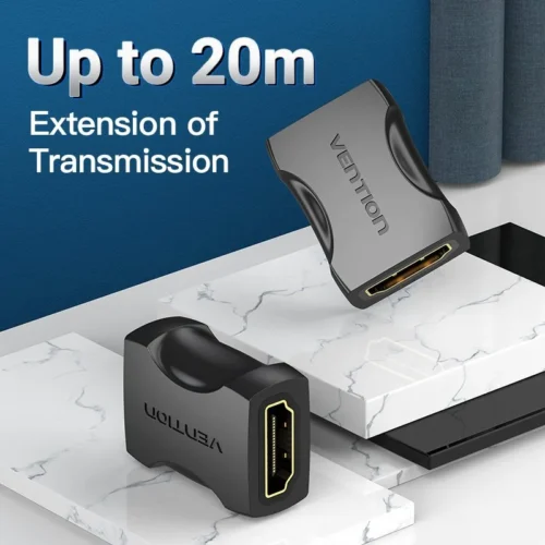 Alternative view of Vention Адаптер Adapter HDMI Female to Female Coupler Black - AIRB0