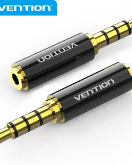 Vention адаптер Adapter Audio 3.5mm M / 2.5mm F  Black Metal - BFBB0