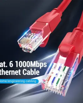 Alternative view of Vention Кабел LAN UTP Cat.6 Patch Cable - 2M Red - IBERH