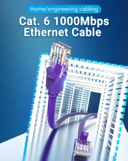 Alternative view of Vention Кабел LAN UTP Cat.6 Patch Cable - 2M Purple - IBEVH