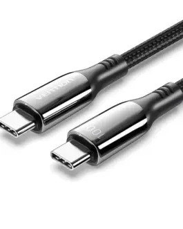 Vention кабел USB2.0 Type-C/Type-C 100W LED display 2m - CTKBH