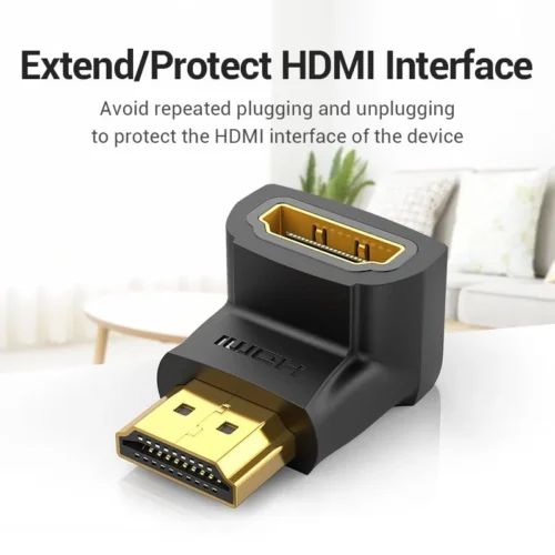 Vention Адаптер Adapter HDMI Right Angle 90 Degree M/F – AIOB0