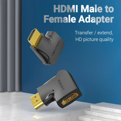 Alternative view of Vention Адаптер Adapter HDMI Vertical Flat 270 Degree M/F - AIQB0