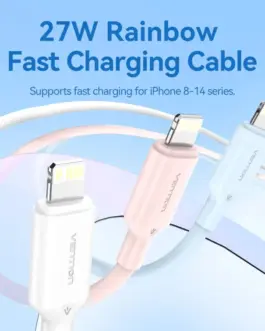 Alternative view of Vention кабел Cable USB 2.0 Type-C to Lighting 1m White - LAKWF