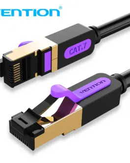 Vention Кабел LAN SSTP Cat.7 Patch Cable - 1.5M Black 10Gbps - ICDBG