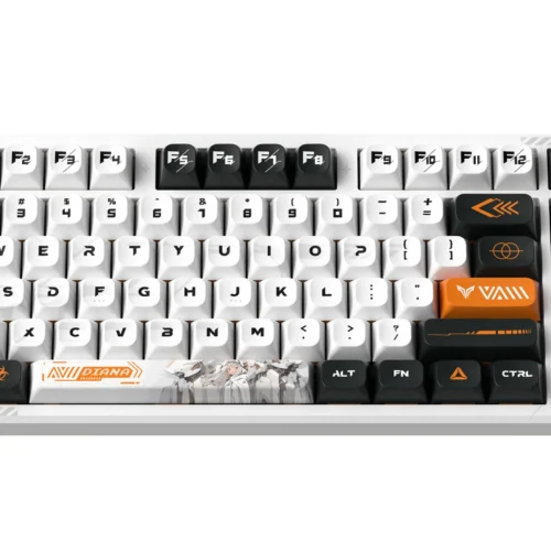 Alternative view of VGN професионална безжична геймърска механична клавиатура Wireless Professional Gaming Mechanical Keyboard - V87 PRO Diana - Aniya Switches, BT5.0, 2.4G