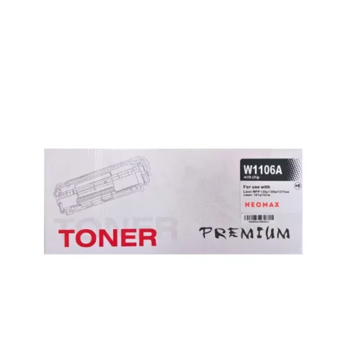 КАСЕТА ЗА HP Laser MFP 135/137/107 -  /106A/ - W1106A - WITH CHIP / С ЧИП - Black - PN HT-W1106A -