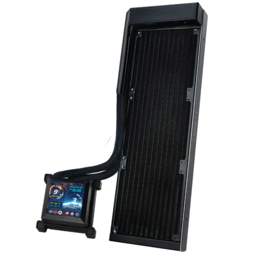 Alternative view of Охладител за процесор Lian Li HydroShift LCD 360 Fanless RGB - Черен