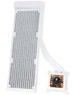 Охладител за процесор Lian Li HydroShift LCD 360 Fanless RGB - Бял