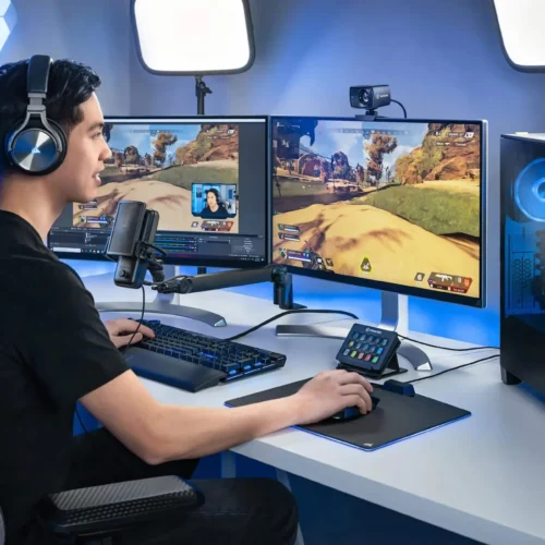 Стойка за микрофон Elgato Wave Mic Arm LP – Черно