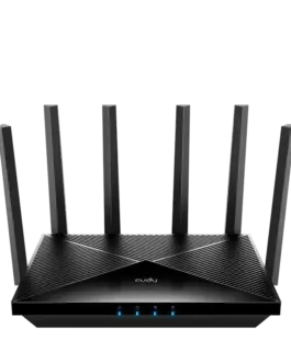 Безжичен рутер Cudy WR11000 BE11000 Tri Band Wi-Fi 7 4x2.5Gbps порт 6x5dBi