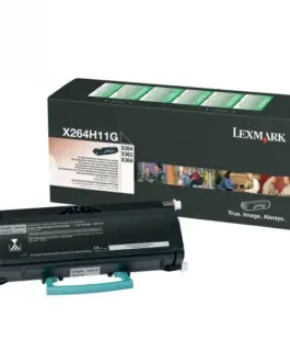 КАСЕТА ЗА LEXMARK X264/X363/X364 - Black - Return program cartridge - PN X264H11G