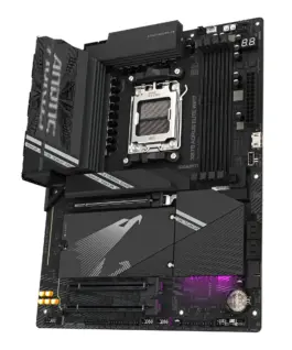 Alternative view of Дънна платка GIGABYTE X870 AORUS ELITE WIFI 7, Socket AM5