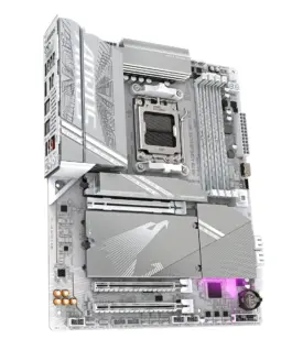 Alternative view of Дънна платка GIGABYTE X870 AORUS ELITE ICE WIFI 7, Socket AM5
