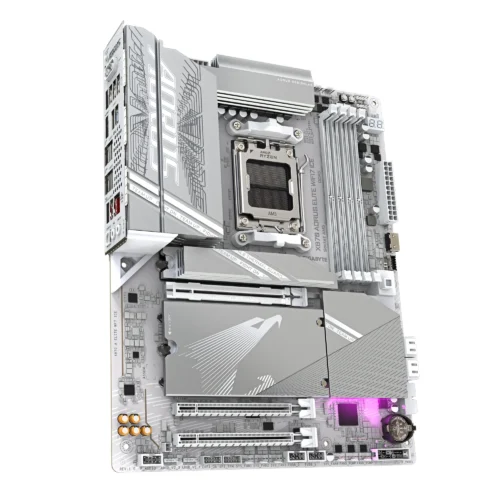 Alternative view of Дънна платка GIGABYTE X870 AORUS ELITE ICE WIFI 7, Socket AM5