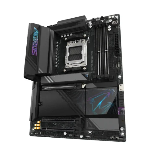 Alternative view of Дънна платка GIGABYTE X870E AORUS PRO WIFI 7, Socket AM5