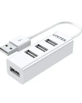 Unitek хъб USB 2.0 HUB 4 port White - Y-2146