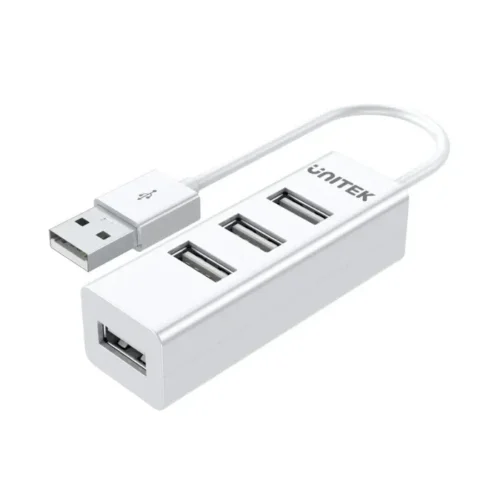 Unitek хъб USB 2.0 HUB 4 port White - Y-2146