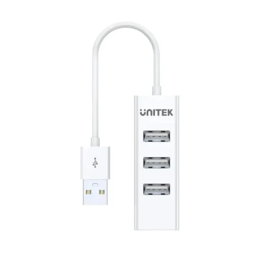 Unitek хъб USB 2.0 HUB 4 port White – Y-2146