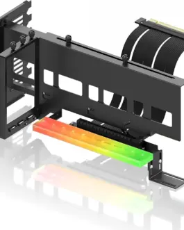 Брекет за вертикален монтаж на GPU EZDIY-FAB ARGB PCIe 4.0 Riser Cable