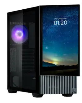 Кутия за компютър Zalman Z10 DS 15.6 FHD Display Mid-Tower Tempered Glass -