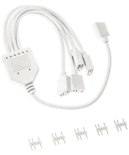 Alternative view of Кабел Kolink ARGB 1-4 Сплитер - 30 cm Бял