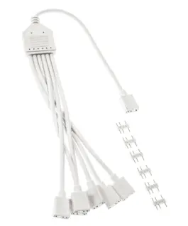 Alternative view of Кабел Kolink ARGB 1-6 Сплитер - 30 cm Бял