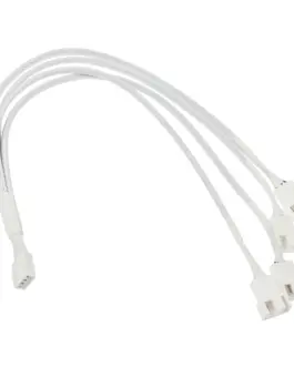 Alternative view of Кабел Kolink PWM 1-4 Сплитер - 35 cm, оплетен, Бял