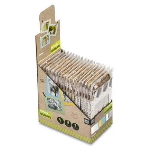 Alternative view of HAMA Фото Гирлянд "Mix" с въже и щипки, асорти