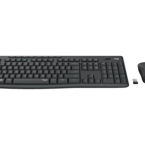 Безжичен комплект клавиатура и мишка Logitech MK295 Graphite black 920-009800 БДС