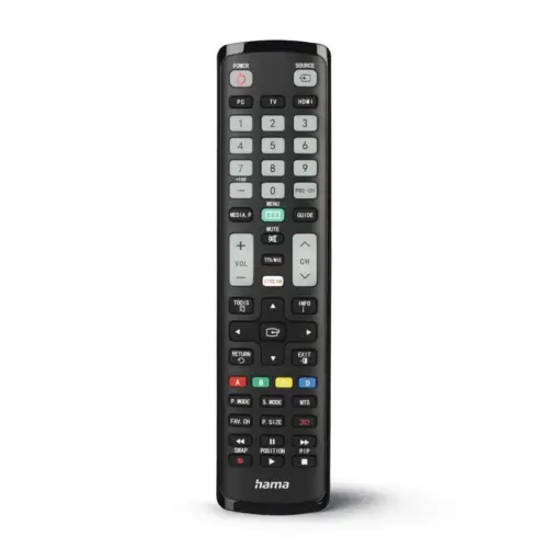 Alternative view of HAMA Универсално дистанционно за Samsung TV, IR, обучаемо, светещи бутони