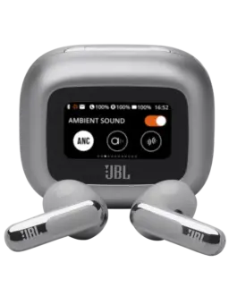 Блутут слушалки-тапи JBL Live Flex 3 - Сребрист