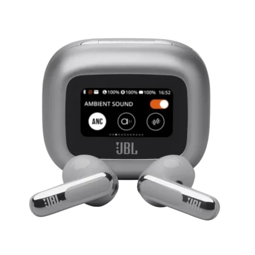 Блутут слушалки-тапи JBL Live Flex 3 - Сребрист