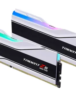 Памет за компютър G.SKILL Trident Z5 Neo RGB White 64GB(2x32GB) DDR5 6000MHz CL26 - AMD