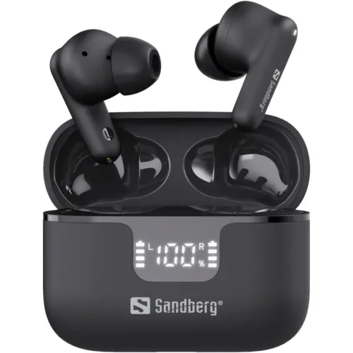 СЛУШАЛКИ SANDBERG Wireless Earbuds ANC+ENC - Black - PN 126-52