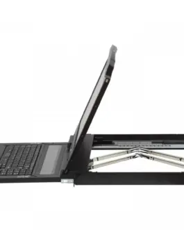 Alternative view of ATEN 1U Ultra Short Depth D. Rail FHD LCD Console