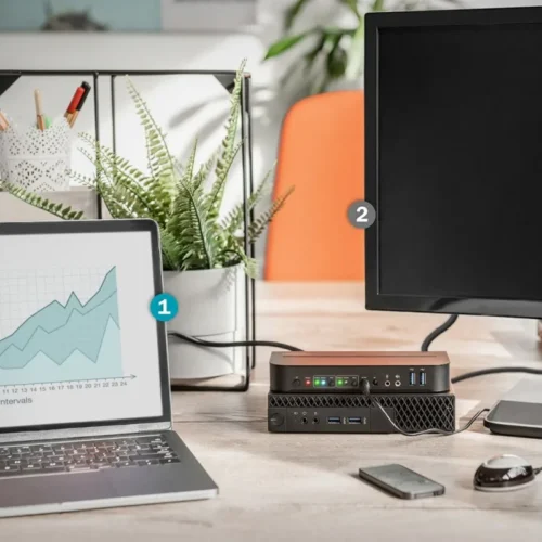 Alternative view of Digitus KVM switch - 2 ports DS-12874
